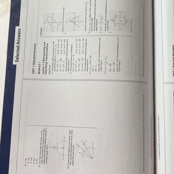 Student edition Houghton Mifflin Harcourt Geometry textbook - Picture 12 of 12